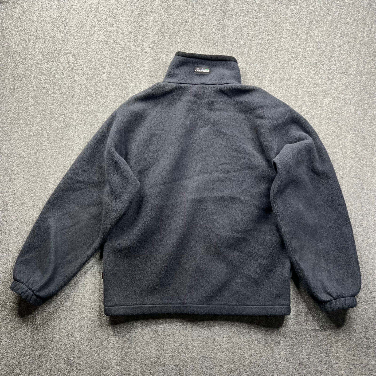 Vintage Campmor Fleece Jacket Mens M Gray Polartec Full Zip Mock Neck Outdoor — image 3 of 8